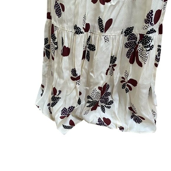NWT Ba&sh Daya Ivory Floral Polka Dot Midi Dress Small Romantic French - Picture 11 of 16